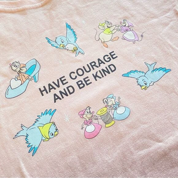 Disney Princess Cinderella Have Courage And Be Kind T Shirt Sz L - Picture 4 of 7